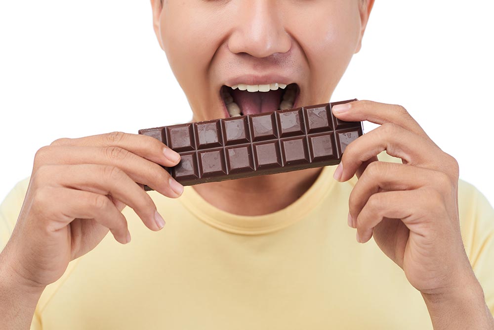 Sweet Tooth Biting Chocolate Bar